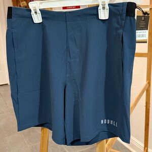 NWT NOBULL Men's Performance Shorts in Blue, Size L
